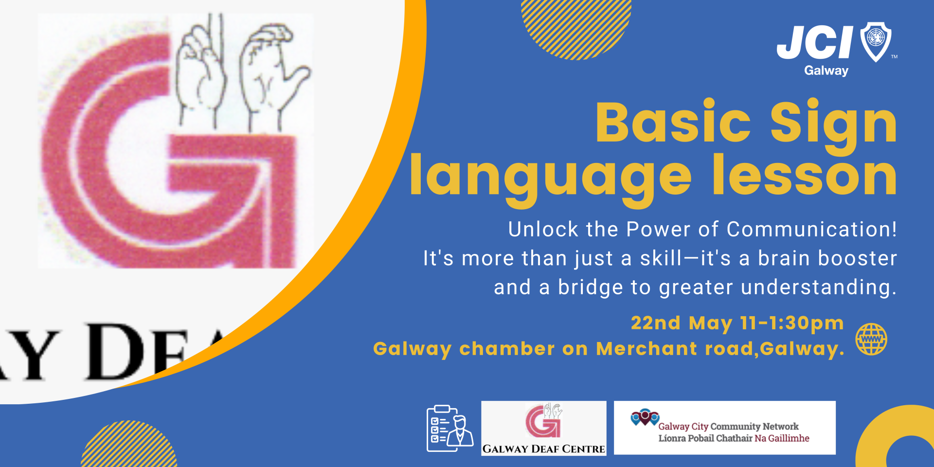 Sign Language Lesson with Galway Deaf Centre